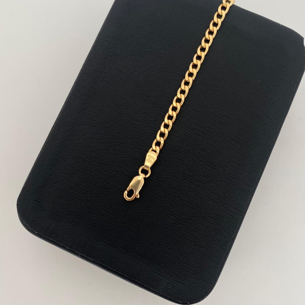 Pulso It cubano Oro amarillo 18k +1 / 3,55 Gr / 3,65 mm / 19,5 Cm